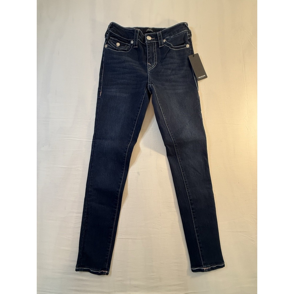 True Religion Women's Jennie Curvy Mid-Rise Super Skinny Jeans Size 27 NWT
